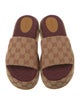 Gucci GG Canvas Canvas Slides