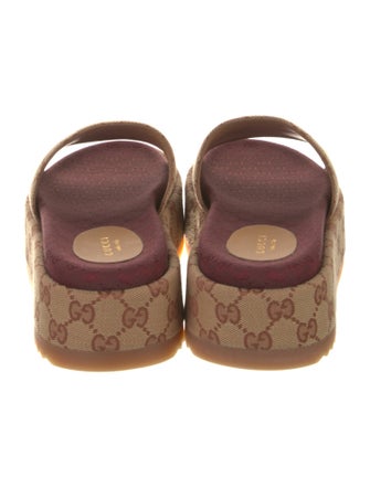 Gucci GG Canvas Canvas Slides
