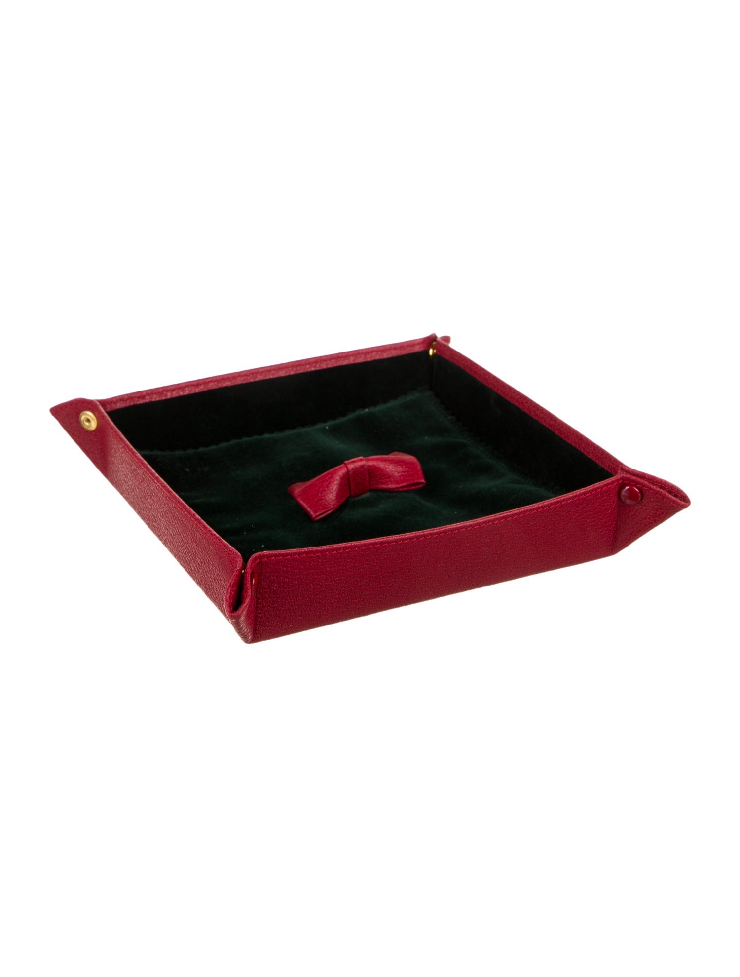 Gucci Vintage Leather Jewlery Tray