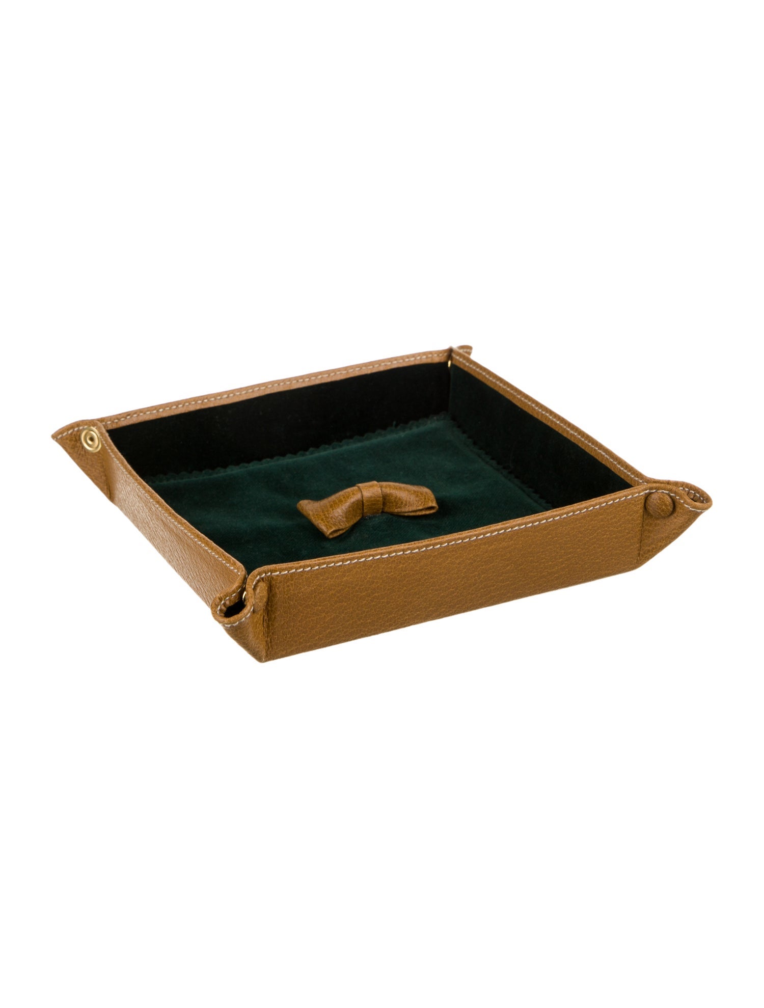 Gucci Vintage Leather Jewlery Tray