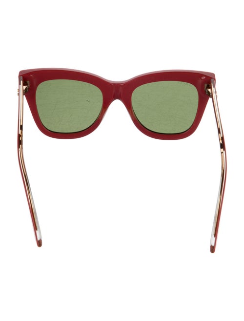 Gucci Double G Logo Wayfarer Sunglasses