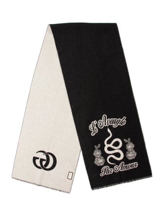 Gucci Wool Printed Scarf