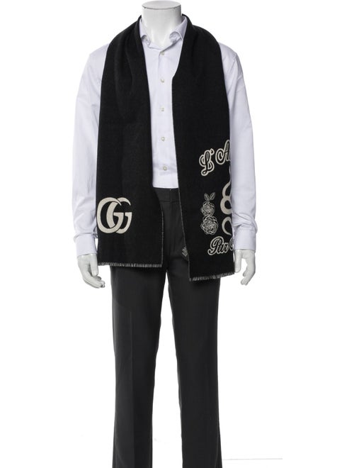 Gucci Wool Printed Scarf