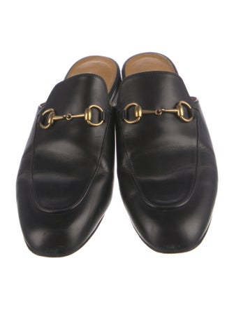 Gucci 1955 Horsebit Accent Leather Mules