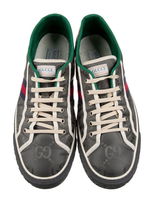 Gucci Web Accent Canvas Sneakers