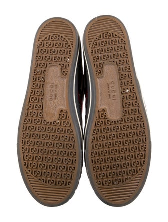 Gucci Web Accent Canvas Sneakers