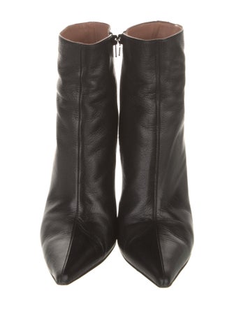 Gucci Bamboo Accent Leather Boots