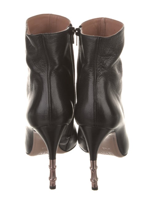 Gucci Bamboo Accent Leather Boots