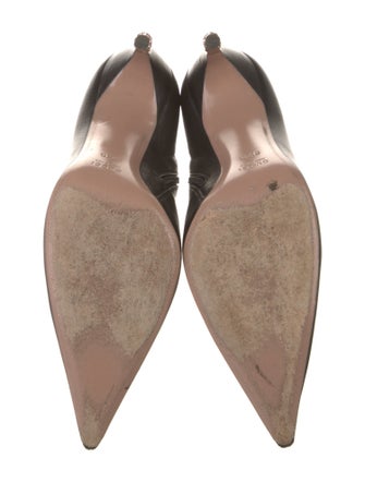 Gucci Bamboo Accent Leather Boots