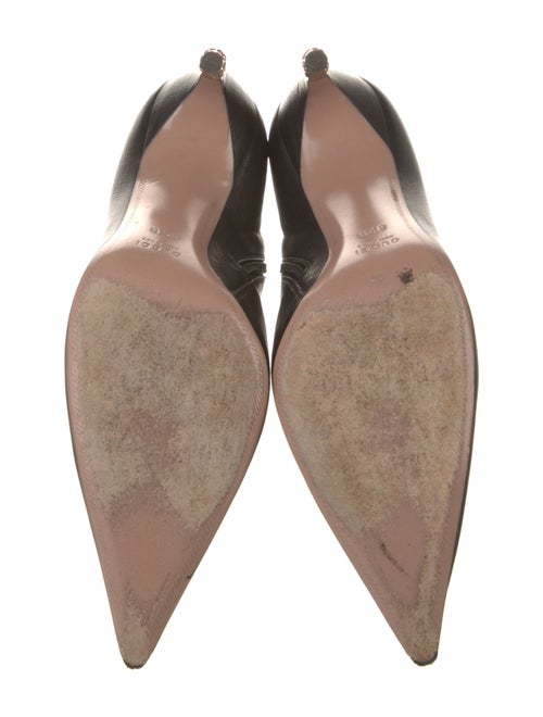 Gucci Bamboo Accent Leather Boots