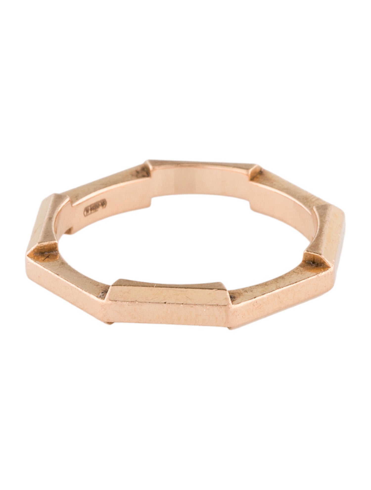 Gucci 18K Link to Love Mirrored Ring