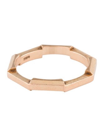 Gucci 18K Link to Love Mirrored Ring