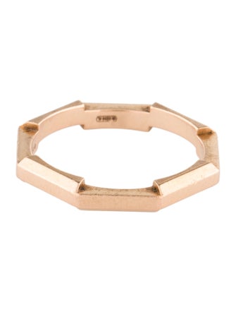 Gucci 18K Link to Love Mirrored Ring