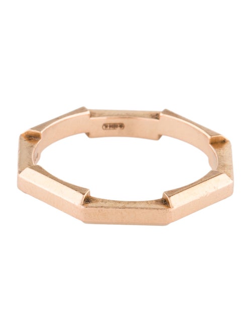 Gucci 18K Link to Love Mirrored Ring