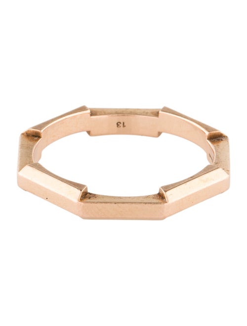 Gucci 18K Link to Love Mirrored Ring