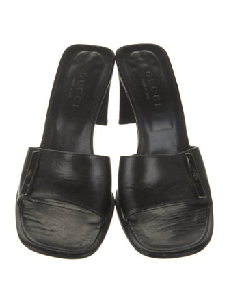 Gucci Leather Slides