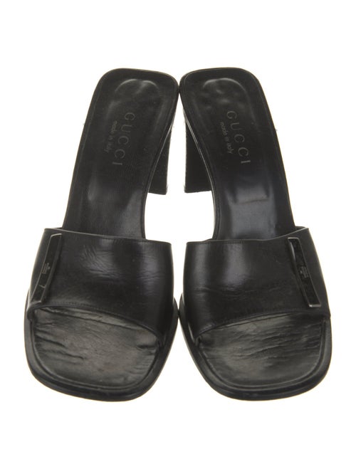 Gucci Leather Slides