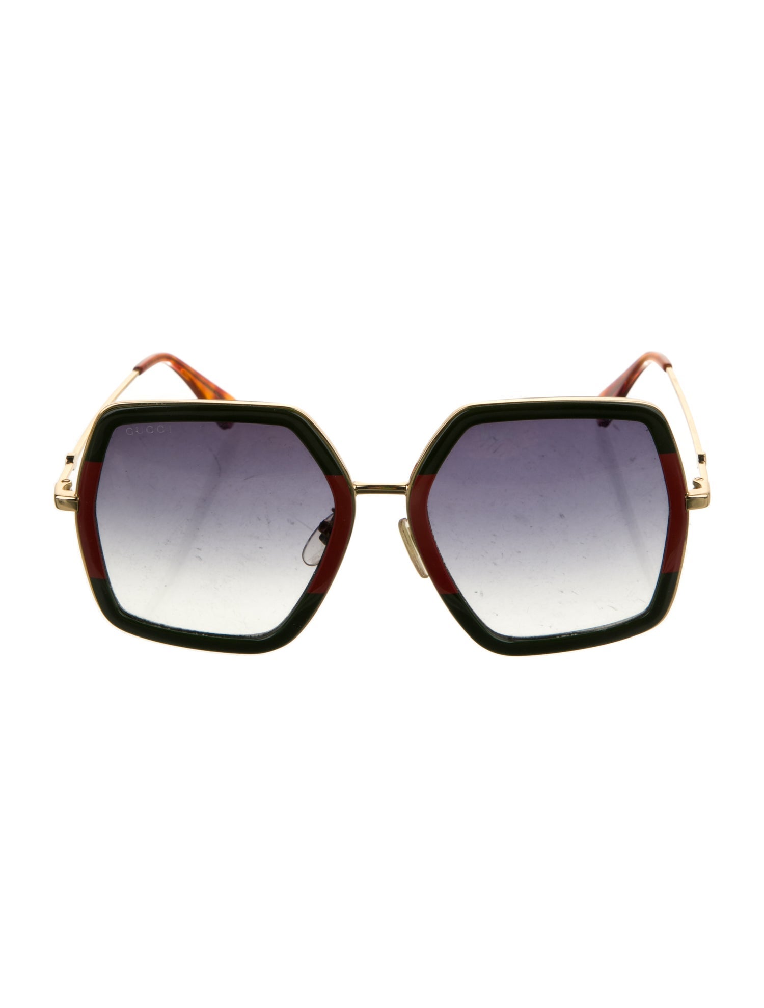 Gucci Interlocking G Logo Square Sunglasses