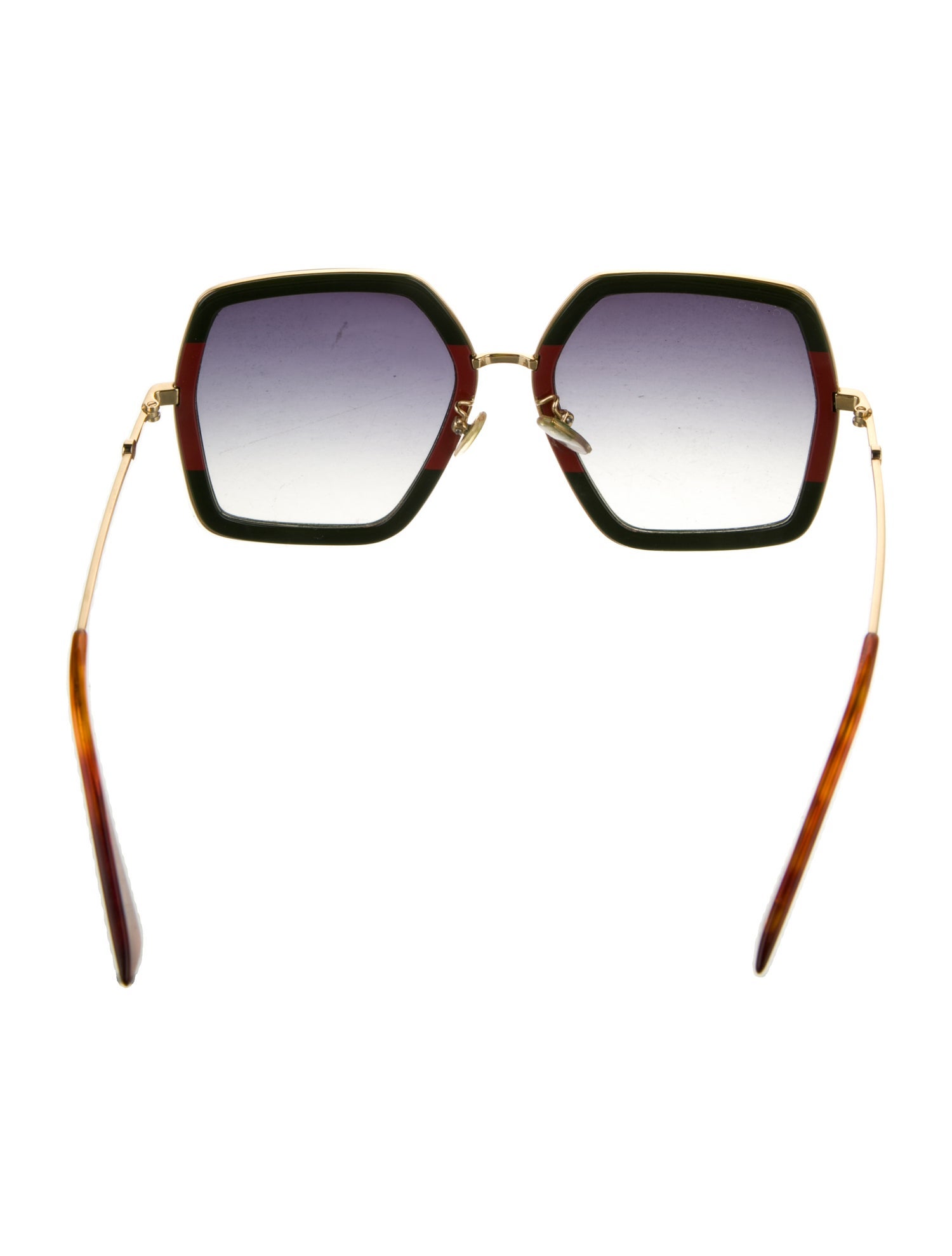 Gucci Interlocking G Logo Square Sunglasses