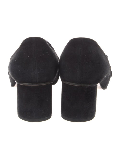 Gucci Double G Logo Suede Pumps