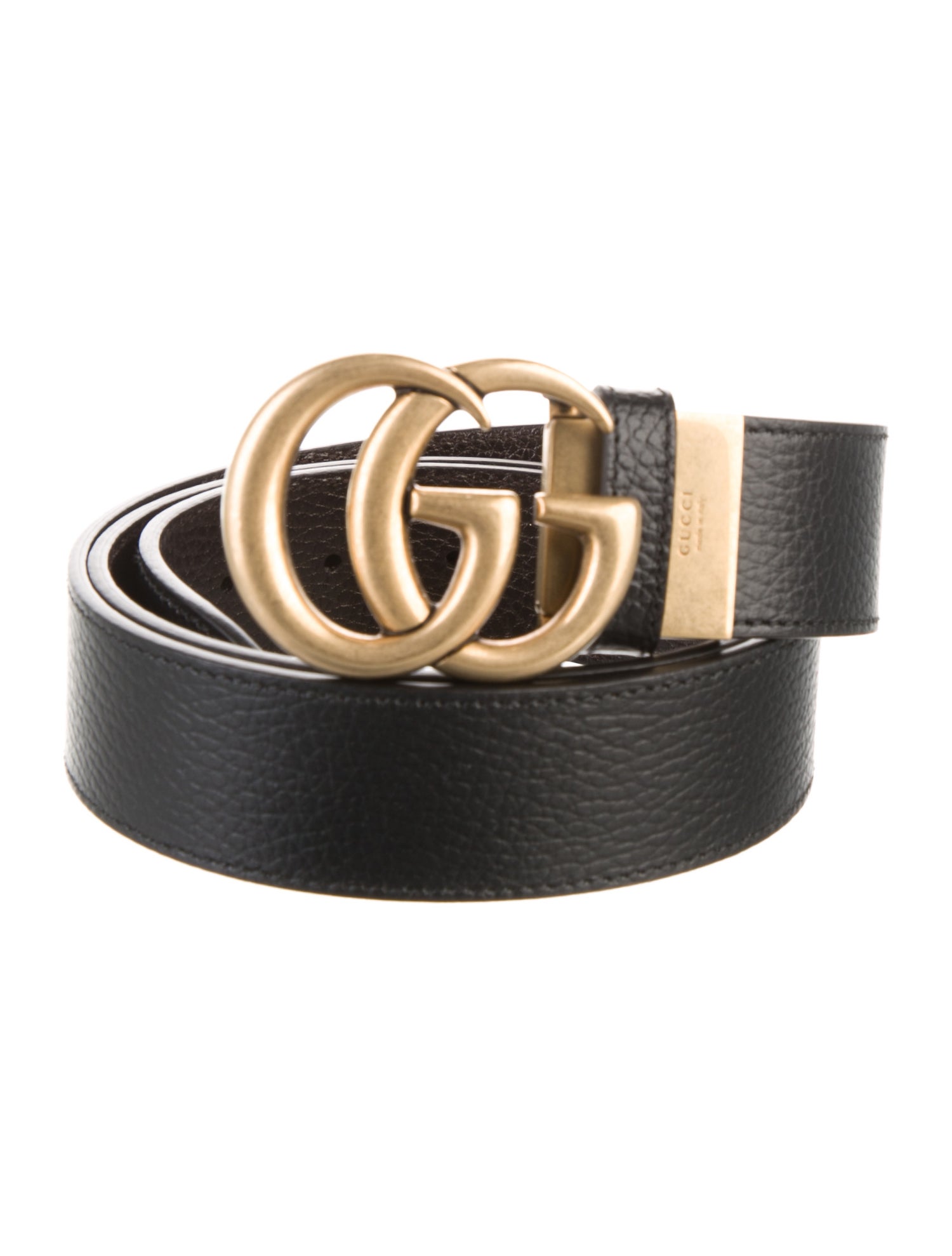 Gucci Double G Logo Leather Belt Kit