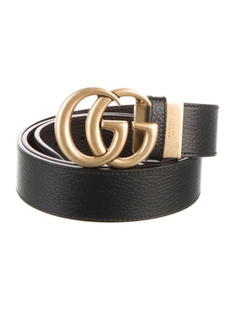 Gucci Double G Logo Leather Belt Kit
