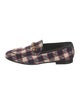 Gucci Horsebit Accent Tweed Loafers