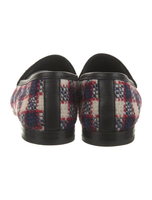 Gucci Horsebit Accent Tweed Loafers