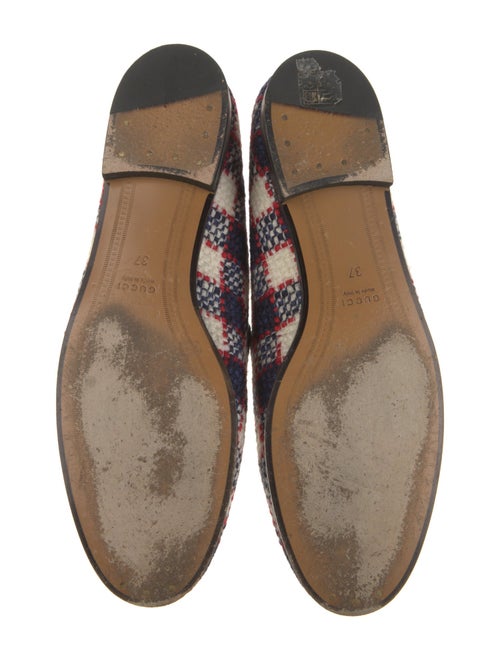 Gucci Horsebit Accent Tweed Loafers