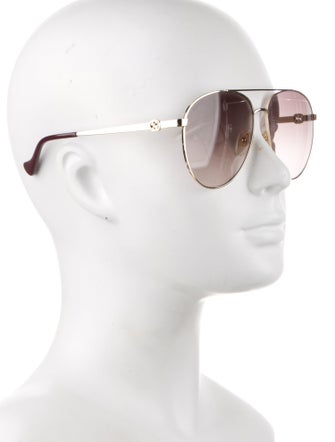 Gucci Aviator Gradient Sunglasses