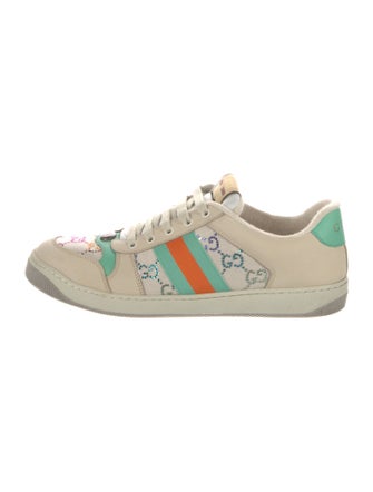 Gucci GG Crystal Leather Sneakers