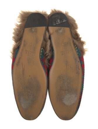 Gucci Horsebit Accent Wool Slippers