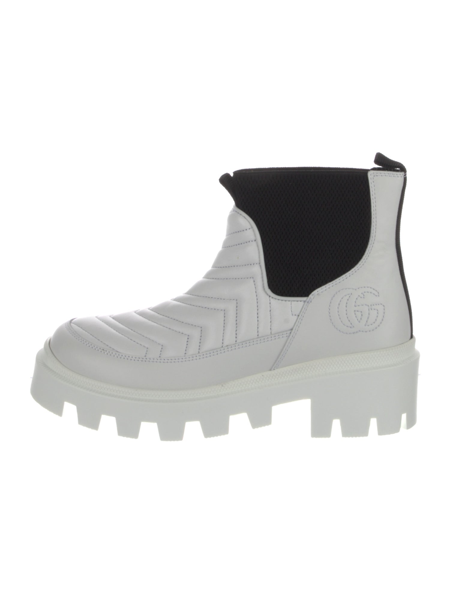 Gucci Double G Logo Leather Sneakers