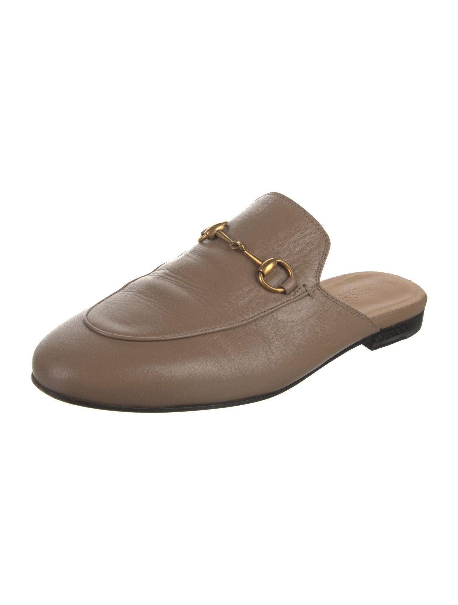 Gucci Horsebit Accent Leather Mules