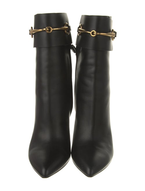 Gucci Horsebit Accent Leather Boots