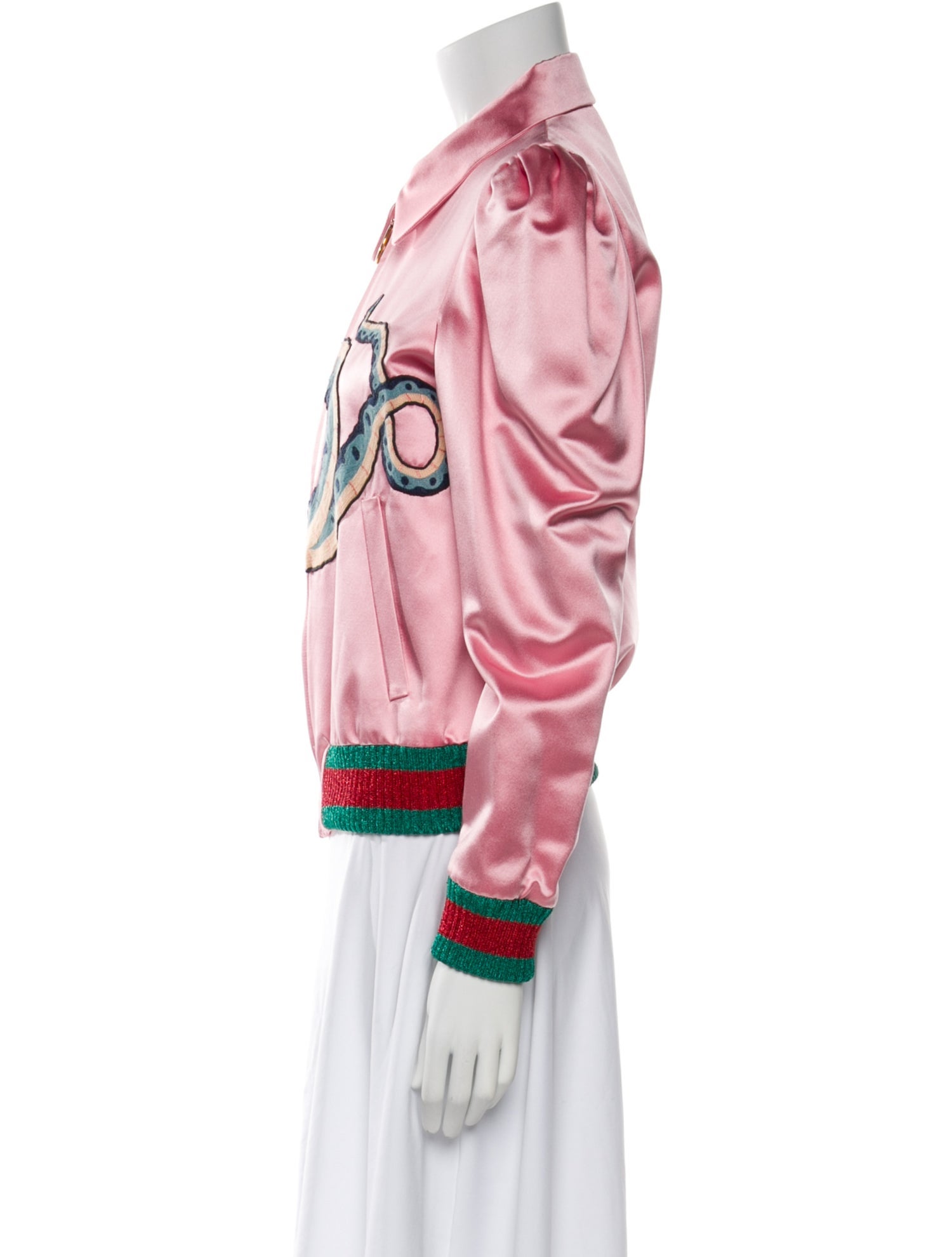 Gucci 2016 Silk Bomber Jacket