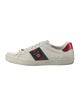 Gucci Web Accent Leather Sneakers