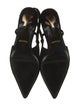 Gucci GG Logo Velvet Slingback Pumps