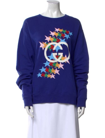 Gucci Graphic Print Crew Neck Sweatshirt
