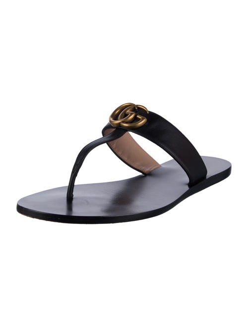 Gucci Leather Flip Flops