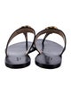 Gucci Leather Flip Flops