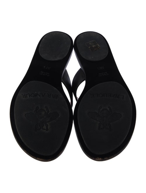 Gucci Leather Flip Flops