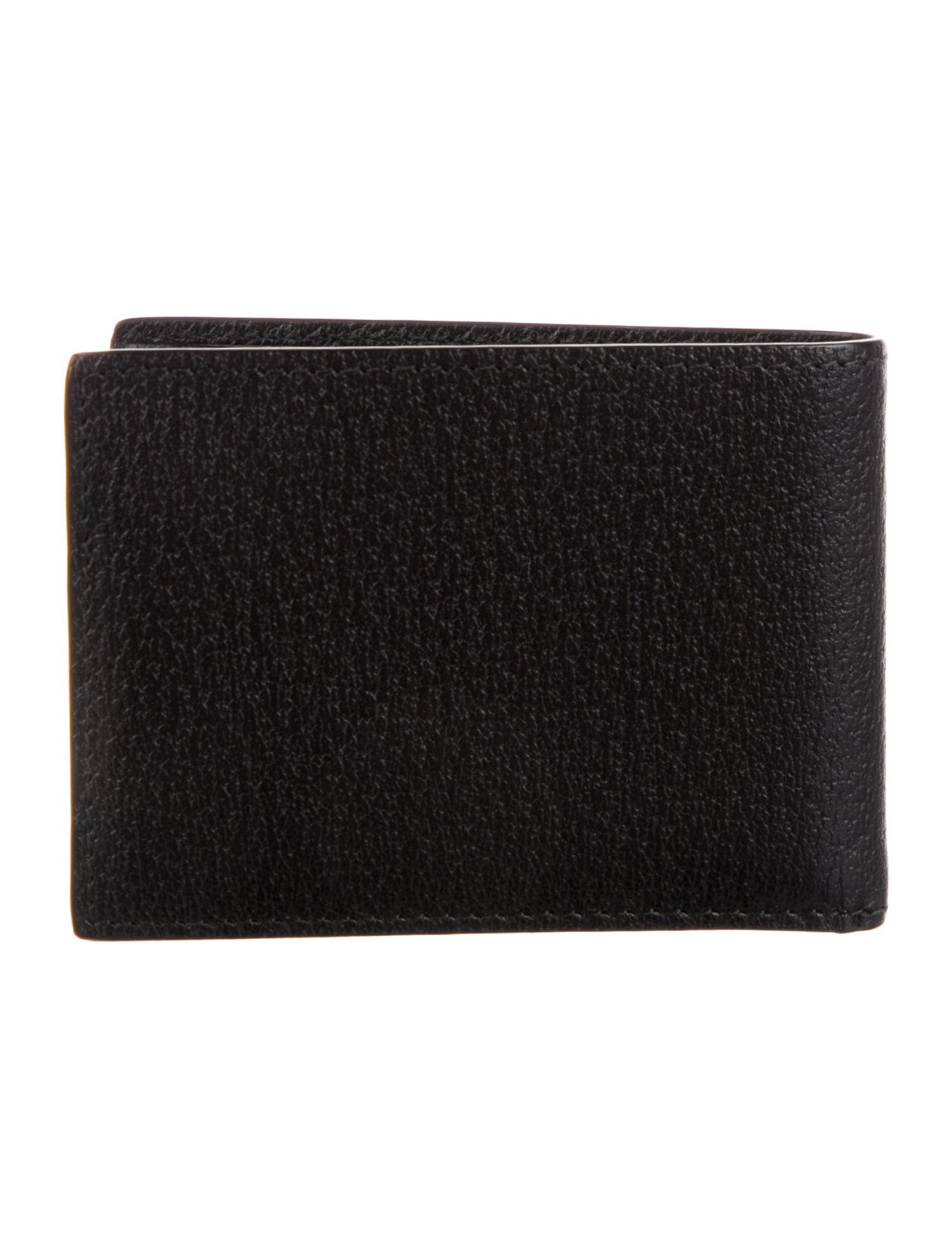Gucci Double G Logo Leather Bifold Wallet