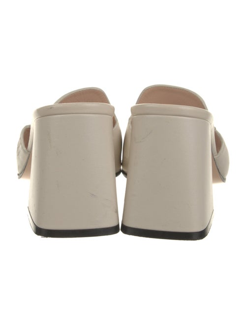 Gucci Horsebit Accent Leather Slides