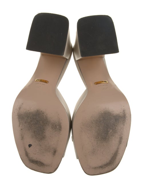 Gucci Horsebit Accent Leather Slides