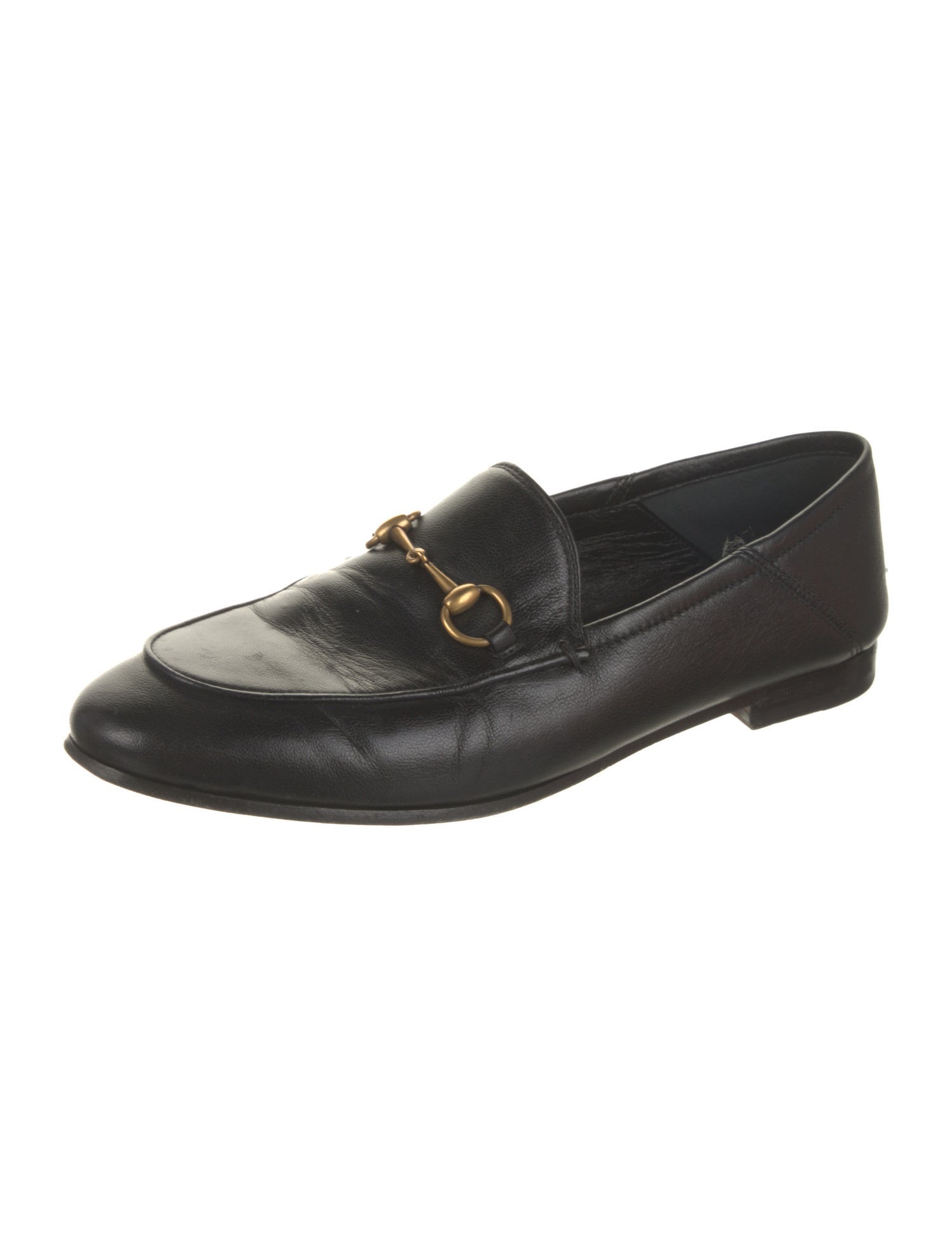 Gucci Brixton Horsebit Accent Loafers