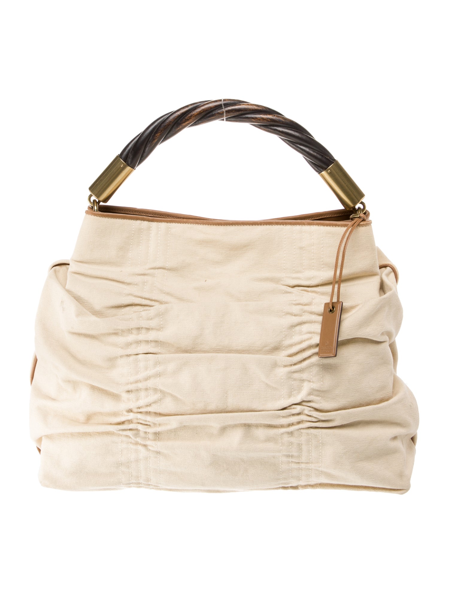 Gucci Canvas Top Handle Bag