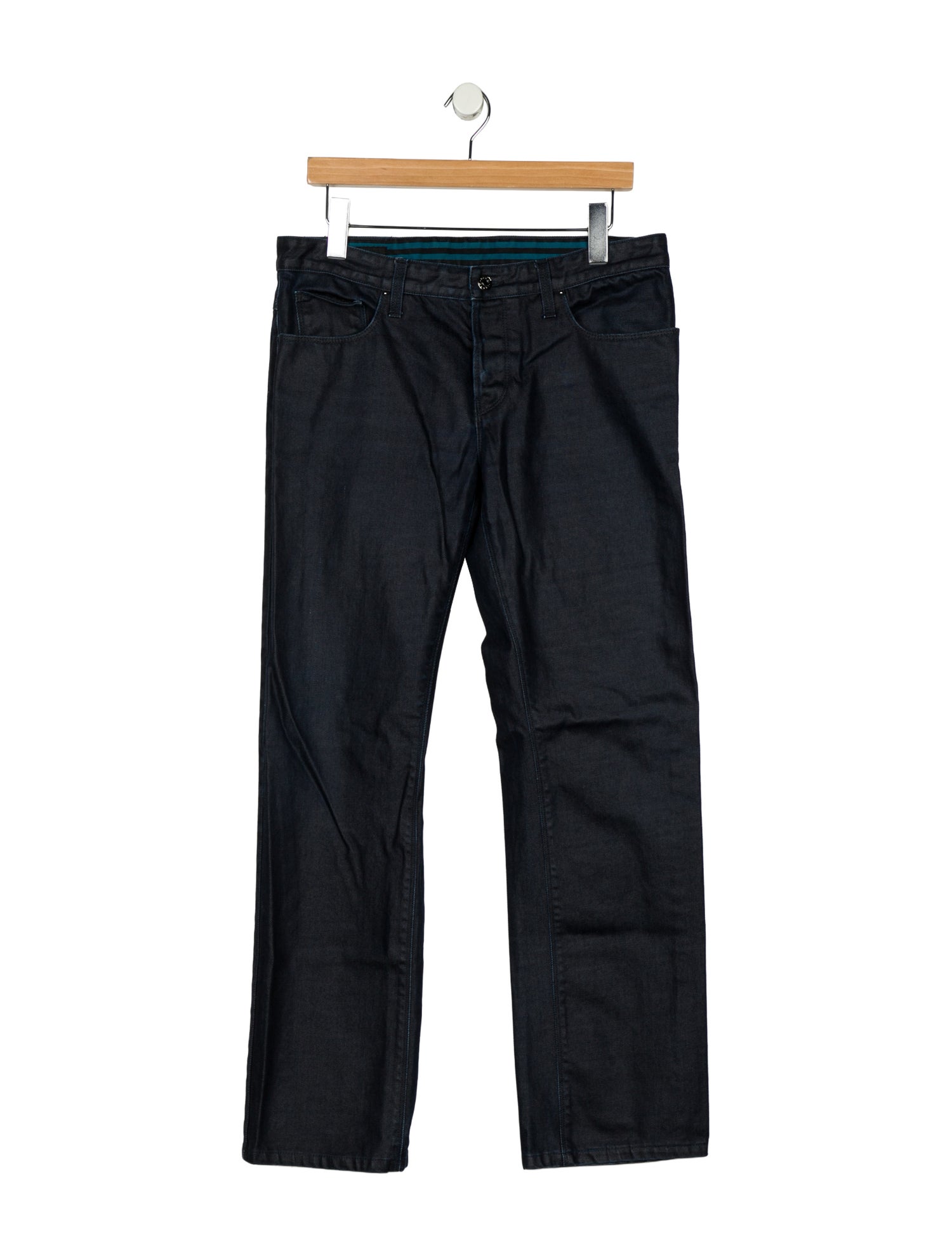 Gucci Mid-Rise Straight Leg Jeans