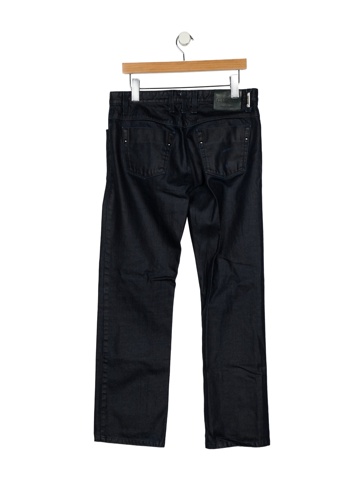 Gucci Mid-Rise Straight Leg Jeans