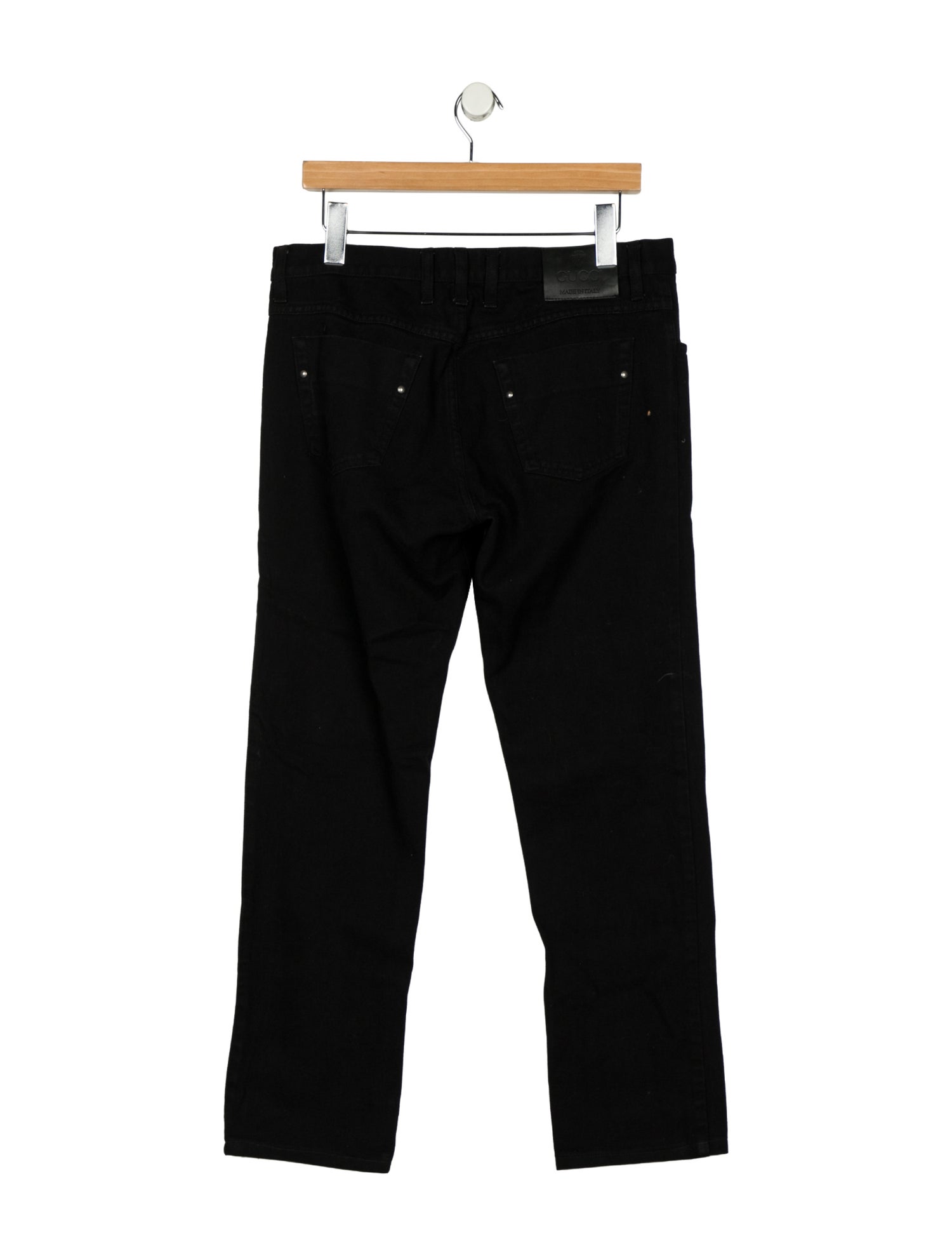 Gucci Mid-Rise Straight Leg Jeans